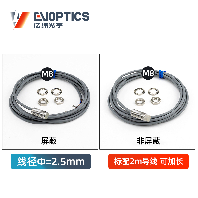 超短型电感式接近传感器