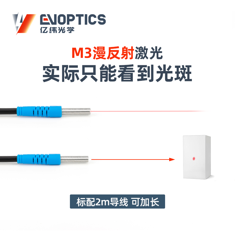 ECM系列M3漫反射激光传感器