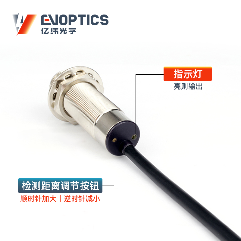 ECM系列M18漫反射激光传感器